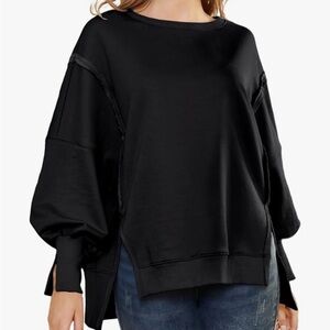 NWOT Automet Black Women's Sweatshirt